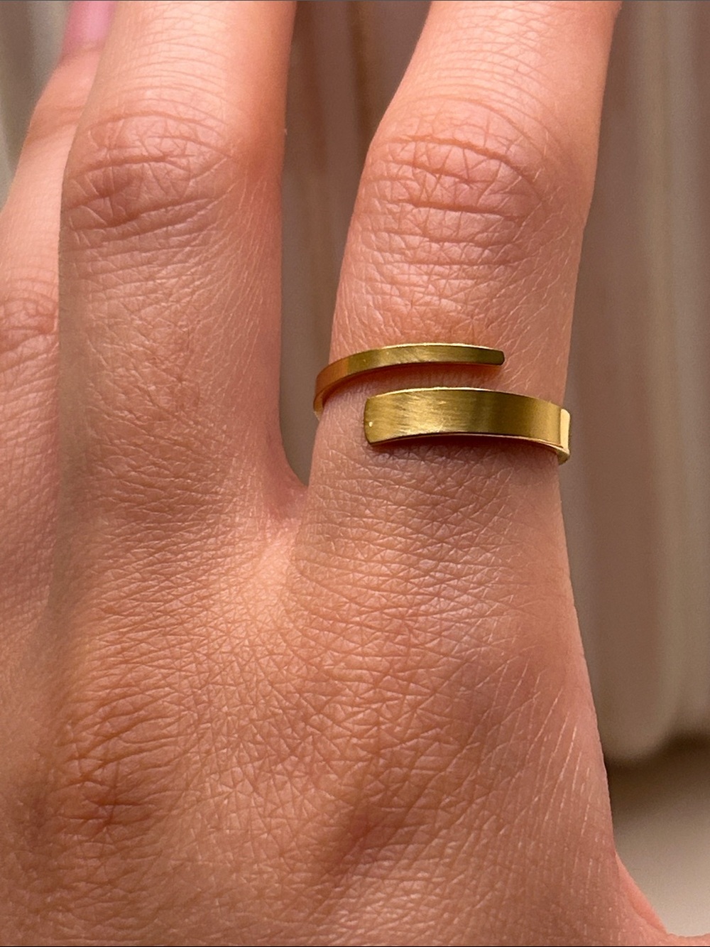 Gold Adjustable Stackable Rings - Picture 3 of 7